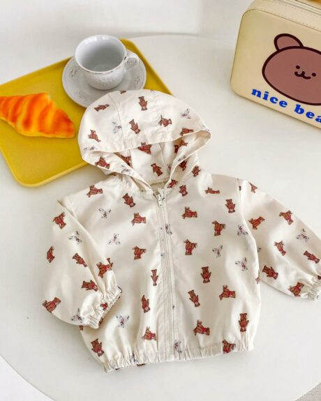 Blouson coupe vent et imperméable pour bébé fille