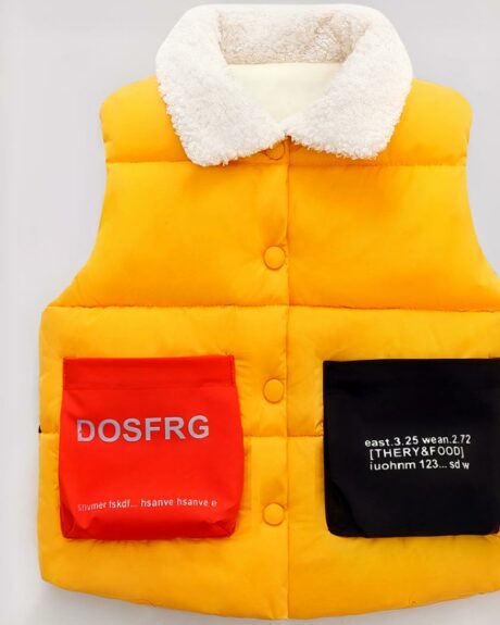 Blouson sans manches fourré pour enfant