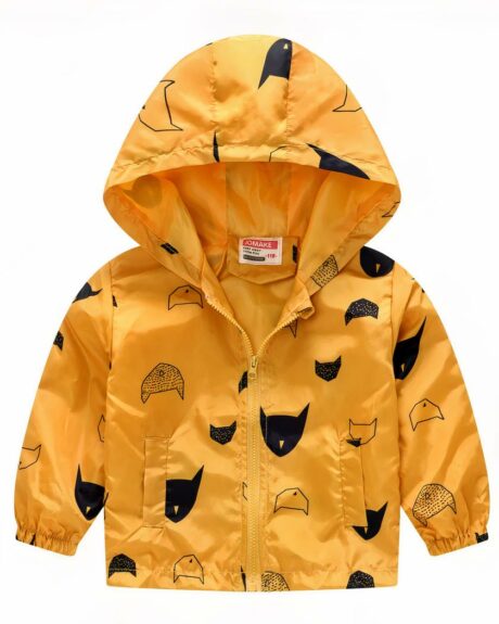 Blouson à capuche coupe-vent pour garçon