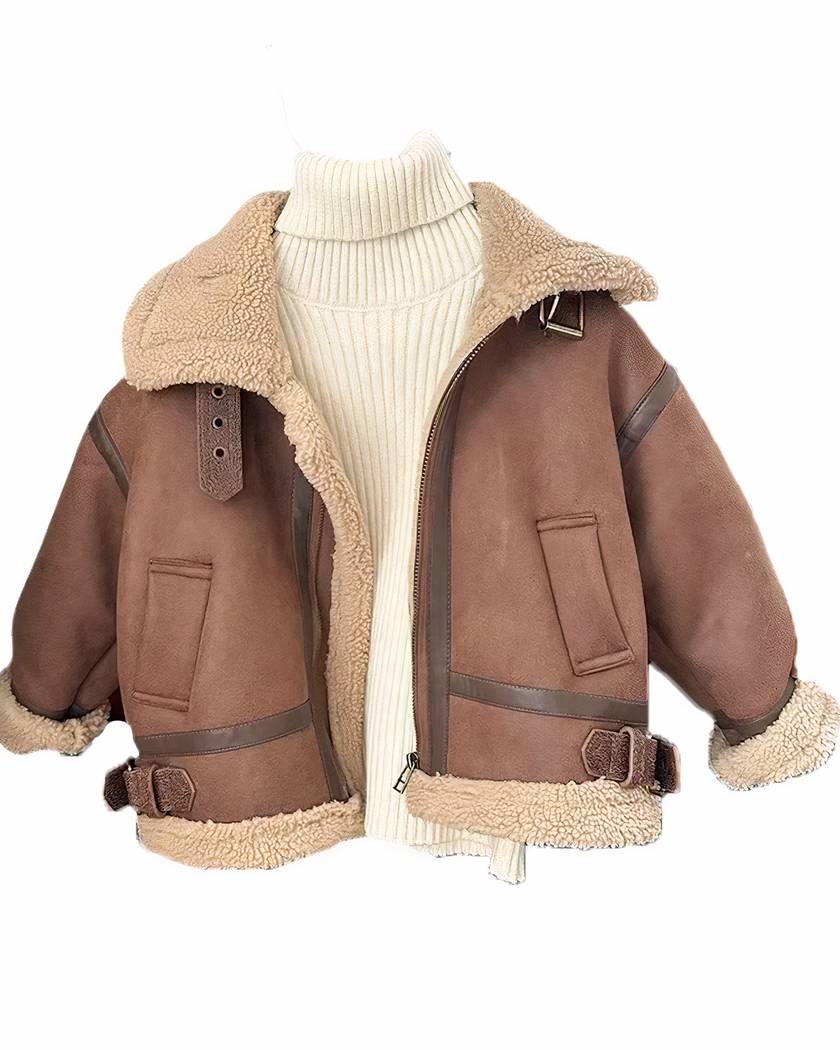 Blouson aviateur fourré pour enfant • Mon Blouson